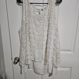 Elegant White Lace Blouse